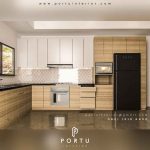 Kitchen Set Minimalis Letter L Untuk Dapur Yang Luas