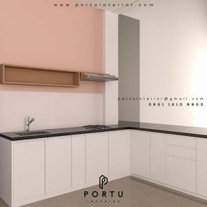 design kitchen set minimalis modern by portu id3377