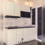 kitchen set minimalis modern letter i portu interior