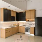 Buat Design Kitchen Set Minimalis Modern Kawasan Griya Rajawali Ciputat